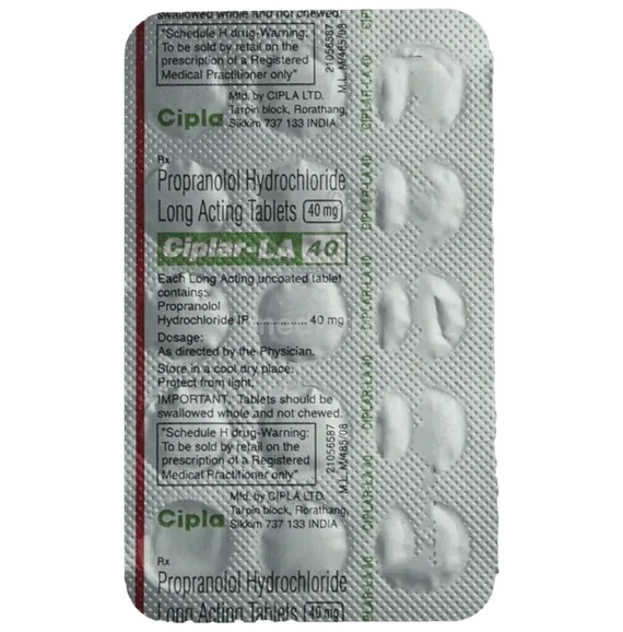 ciplar la 40mg tablet 15's